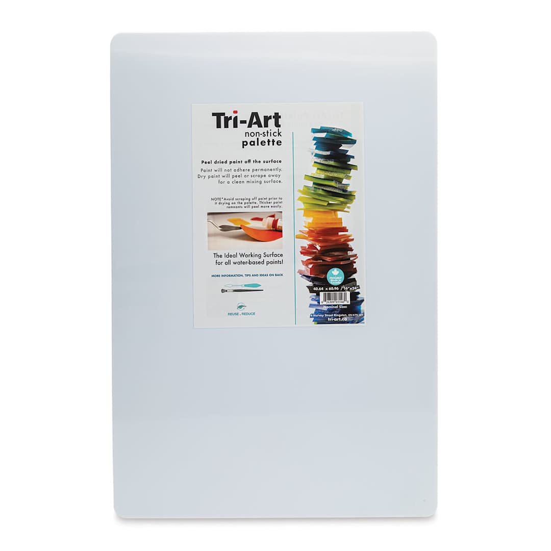 Open in modal - Tri-Art Non-Stick Palette - 24" x 16" with label