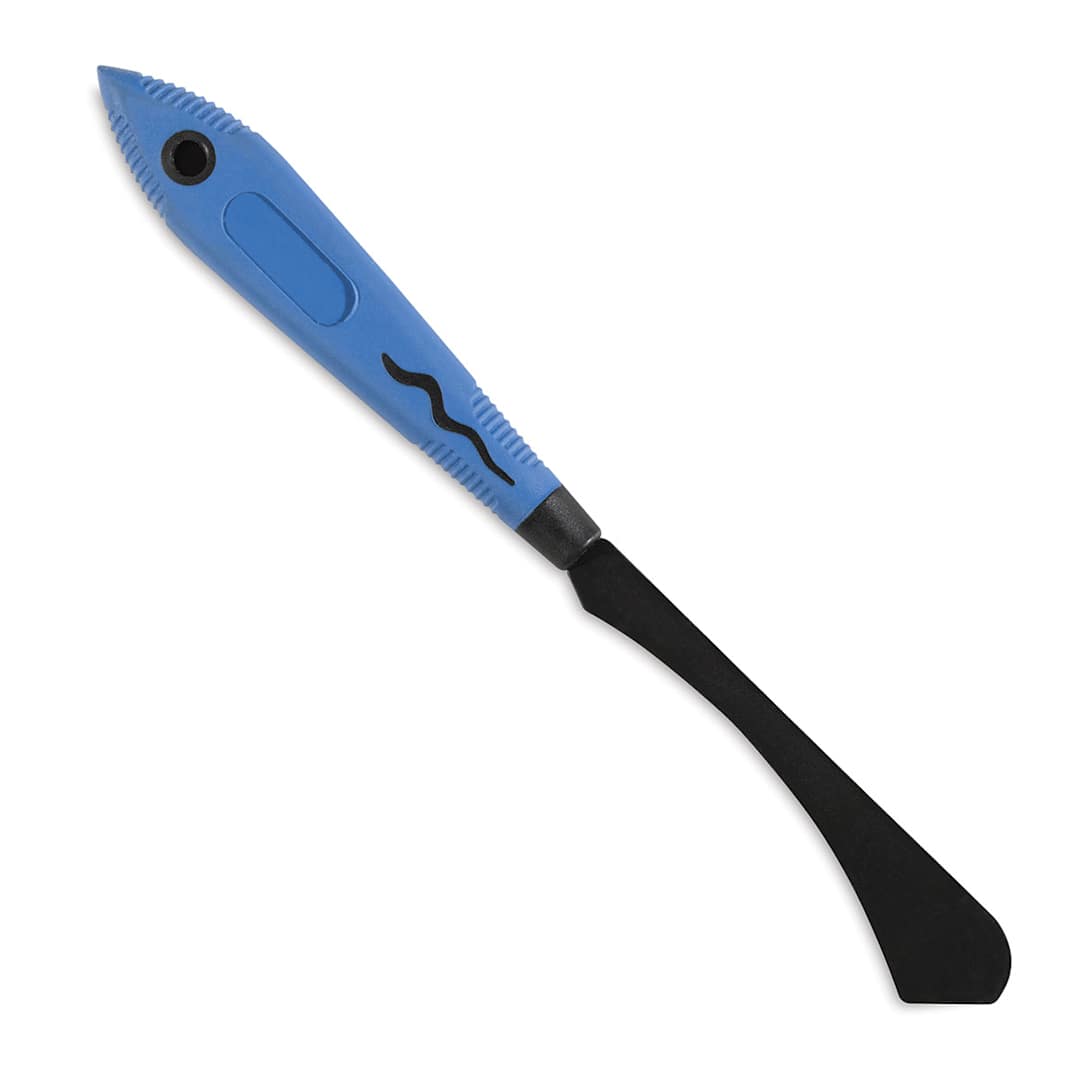 Open in modal - Blick Comfort Grip Palette Knife by RGM - Medium Multi-Angle Scraper, Style 101