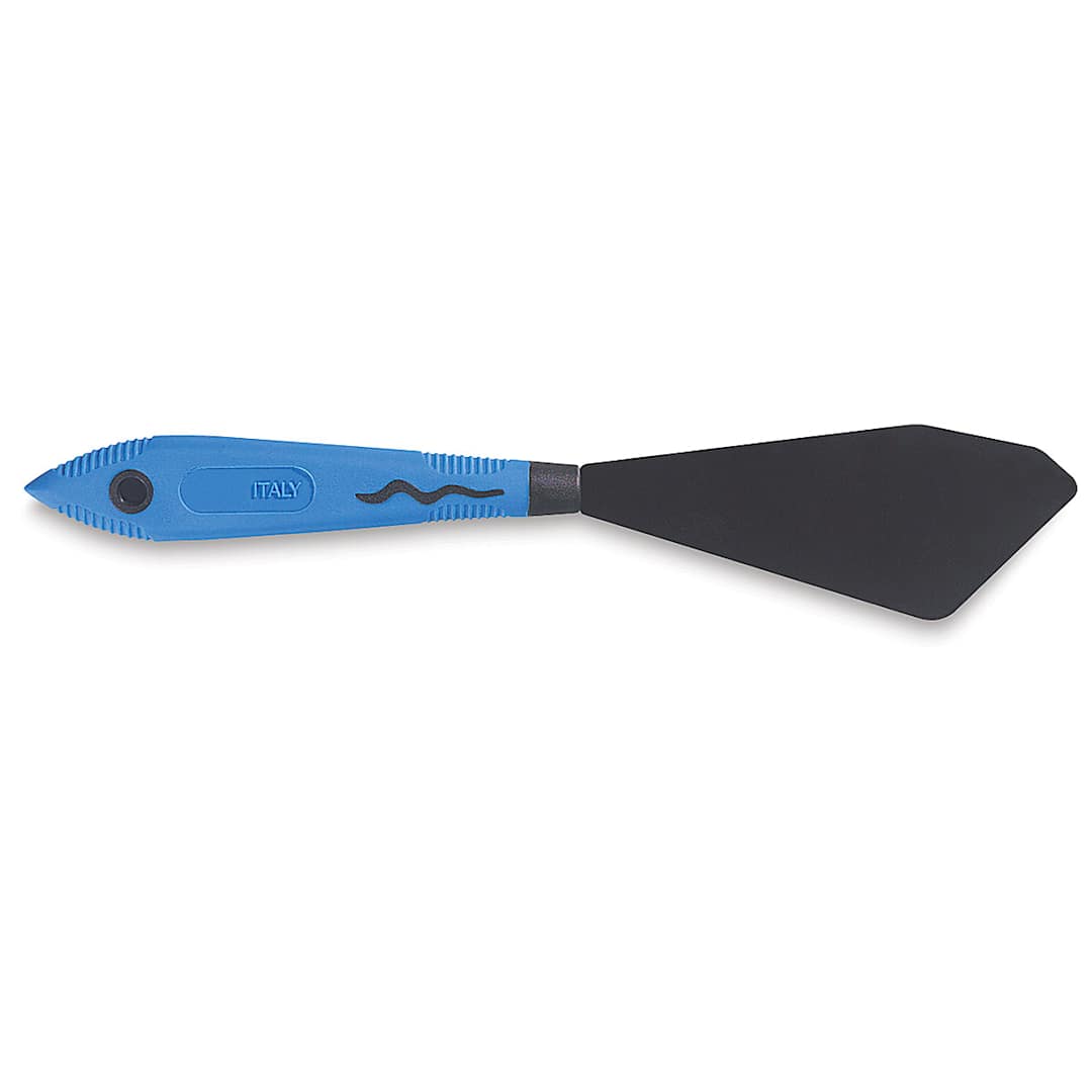 Open in modal - Blick Comfort Grip Palette Knife by RGM - Large Multi-Angle Scraper, Style 106