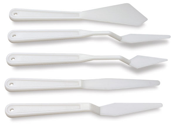 Open in modal - Richeson Plastic Painting Knives- Set of 5