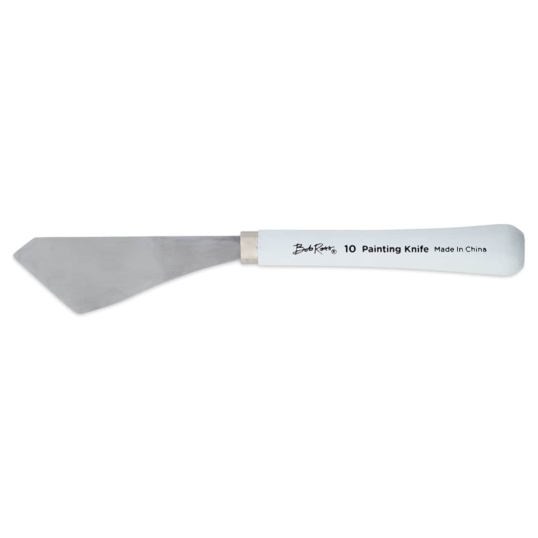 Open in modal - Bob Ross Painting Knives - side view of knife with 1 1/4" wide blade