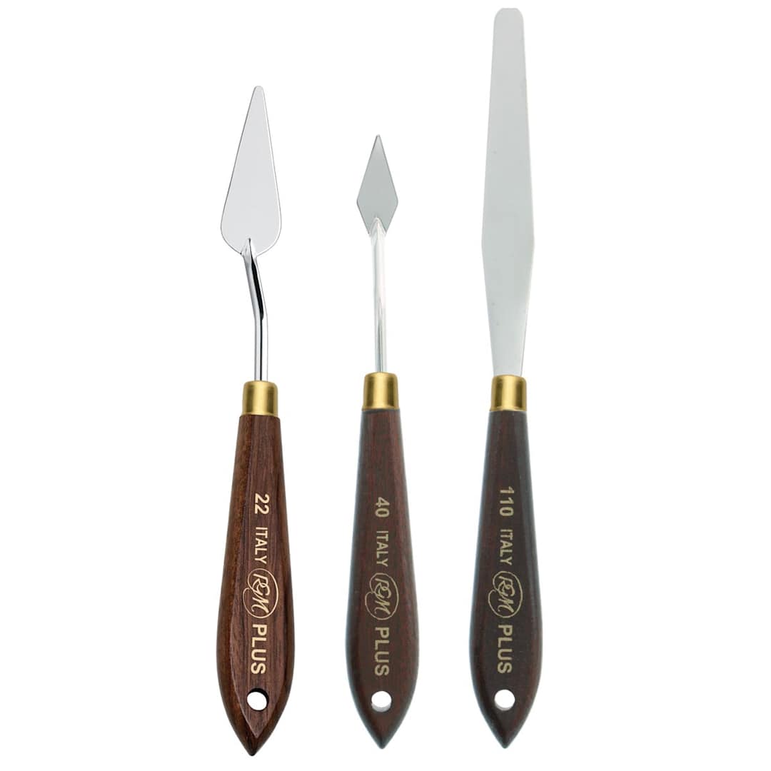 Open in modal - Italian Painting/Palette 3-Knife Sets Set 1 (22, 40, 110) - Peggable