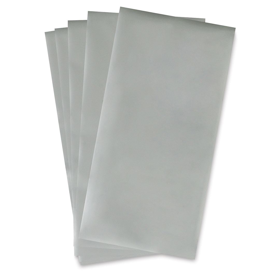 Open in modal - iCraft Deco Foil - 5 sheets of Silver Foil shown in fan