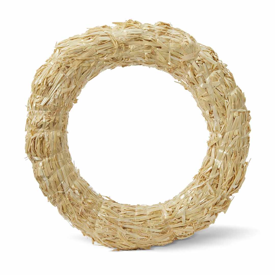 Open in modal - Natural Straw Wreaths 10"