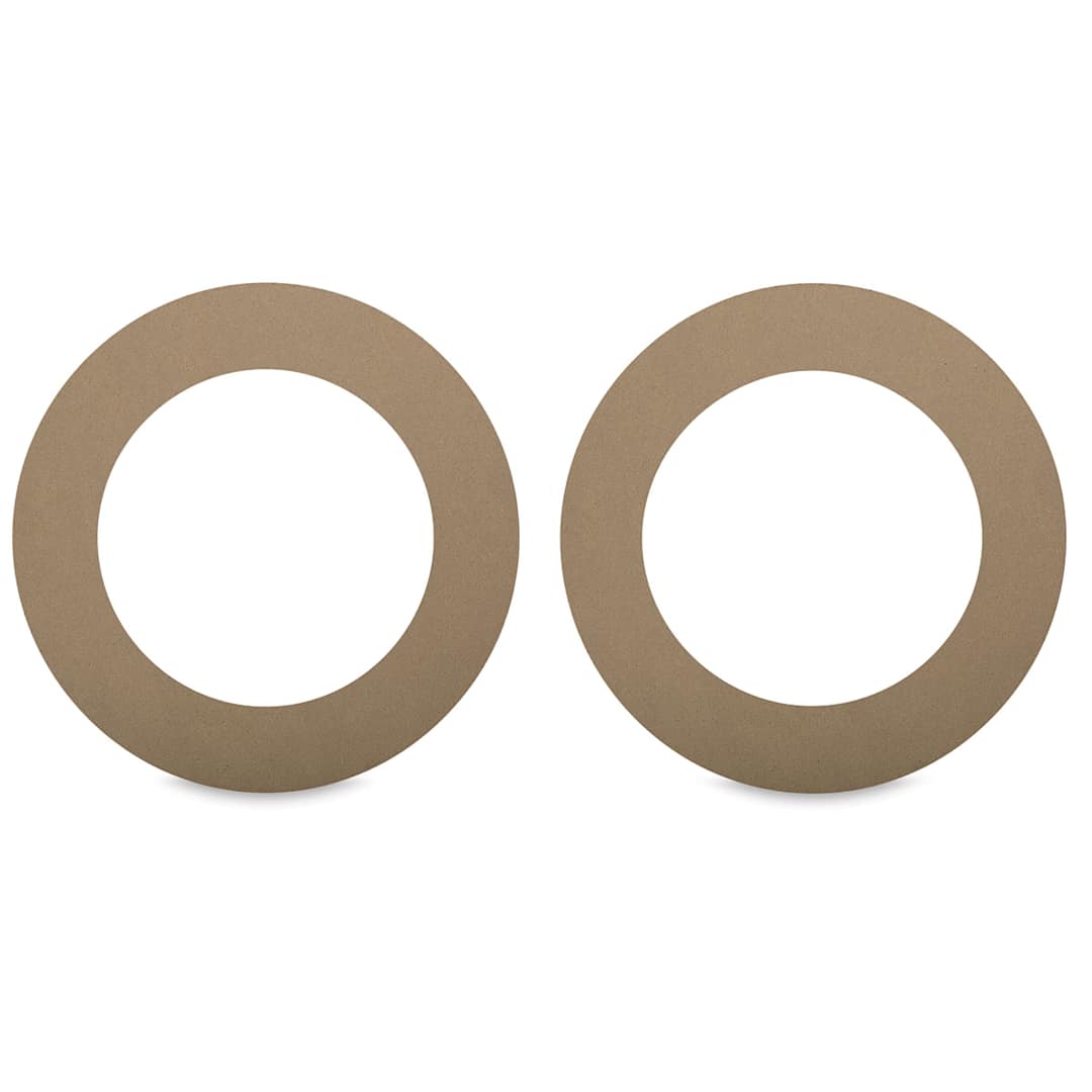 Open in modal - Paper Accents Chipboard Wreath Rings - 2 12" Rings shown out of package