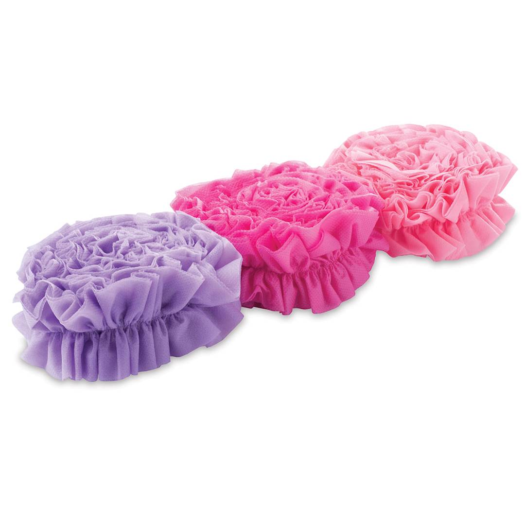 Open in modal - Art and Decoration Fabric Borders - 3 rolls in Pastel package shown in row