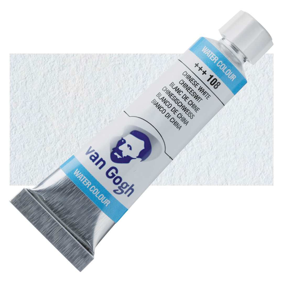 Open in modal - Van Gogh Watercolor - Chinese White, 10 ml tube and swatch