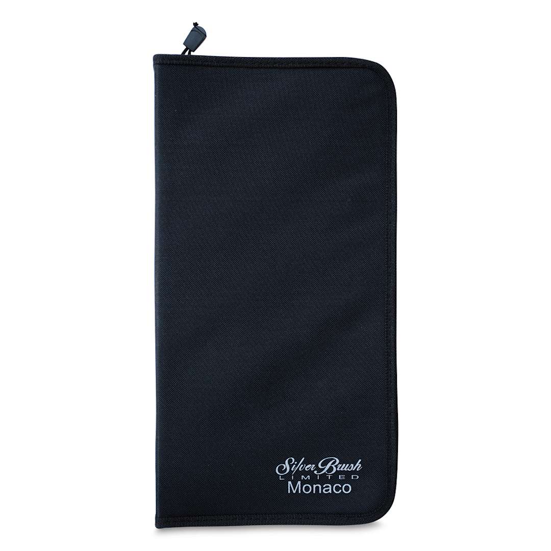 Open in modal - Silver Brush Travel Case - 15" × 8" × 2", Black, For Long Handle