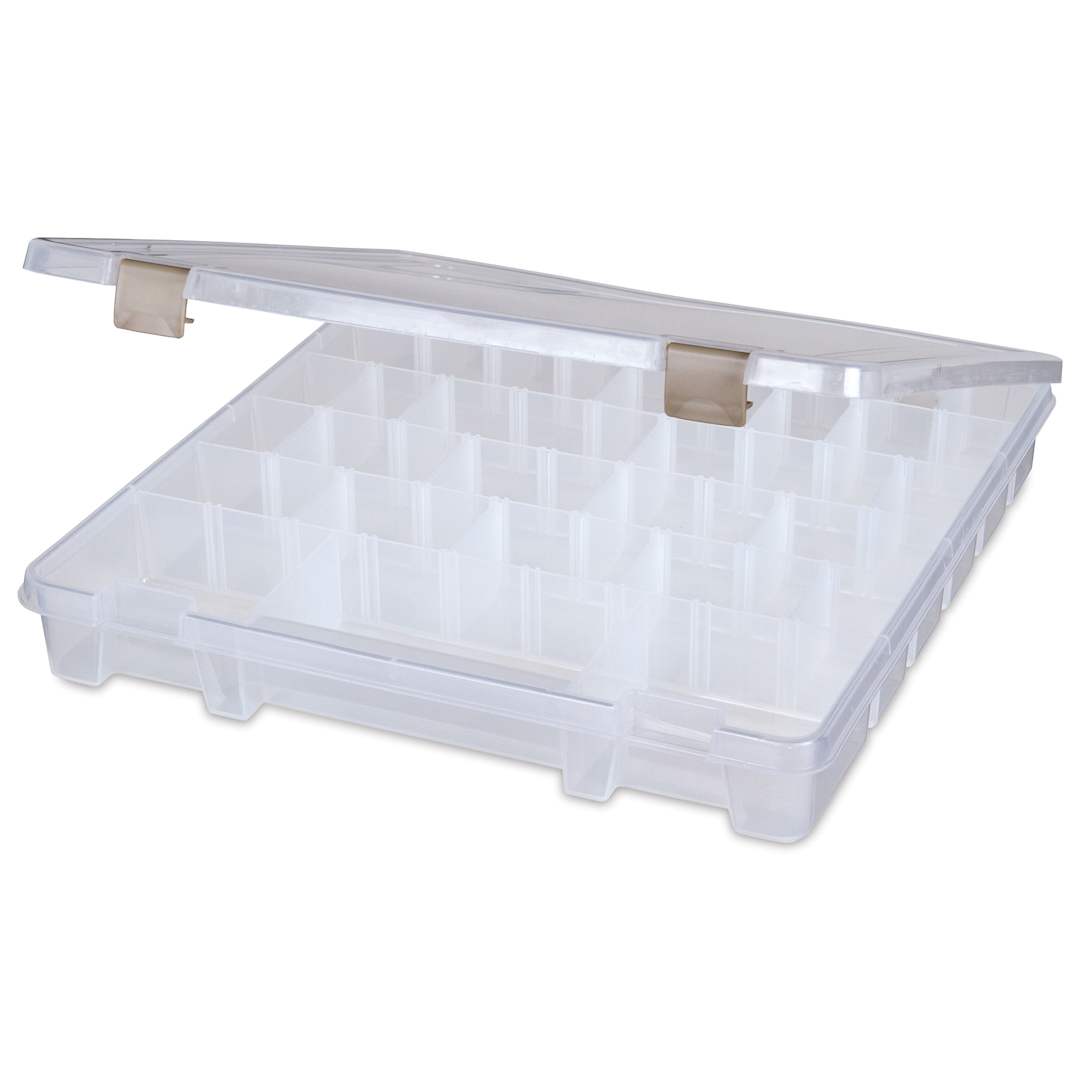 Open in modal - Artbin Super Satchel Slim w/Dividers (with lid open)