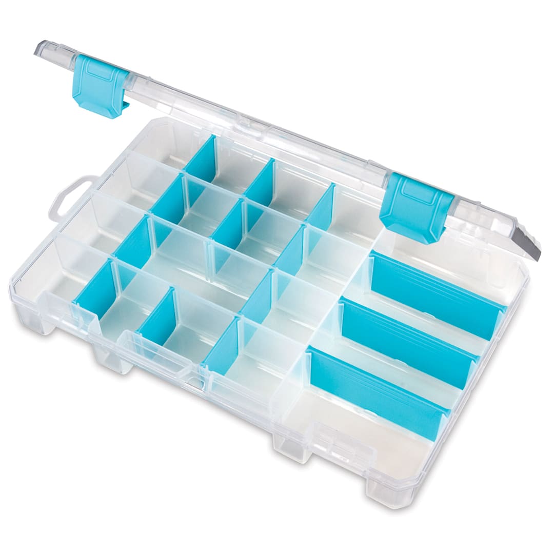 Open in modal - ArtBin Tarnish Inhibitor Box - Compartments shown empty with lid open