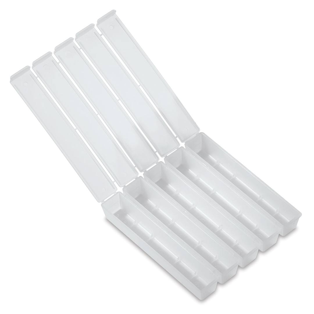 Open in modal - Daniel Smith Watercolor Stick Case - Empty storage case shown open
