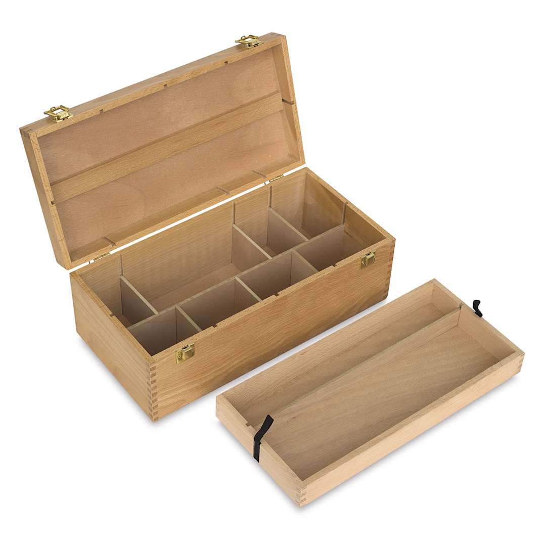 Open in modal - Art Alternatives Artist's Supply Chest - Left angle of open Chest with top drawer removed