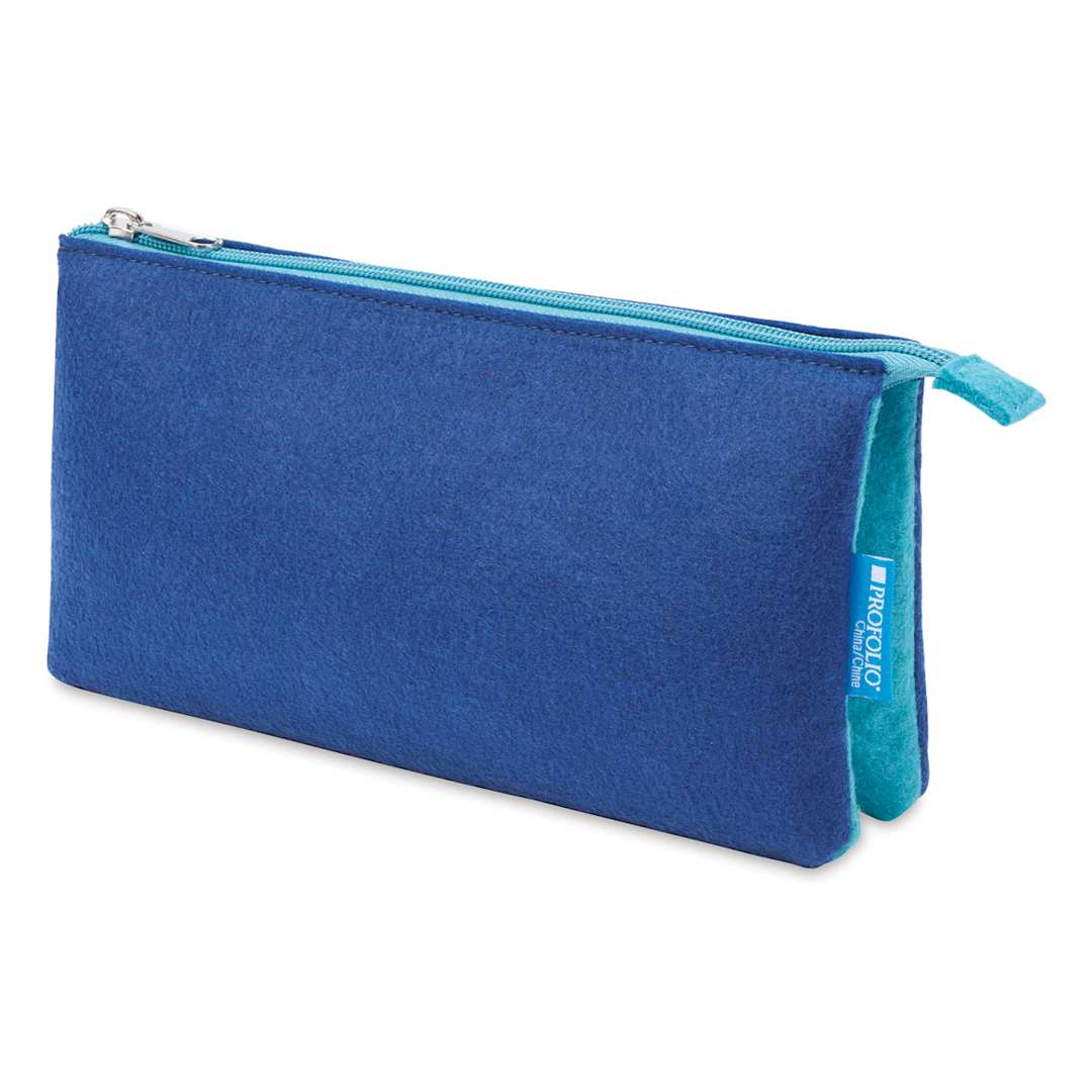 Open in modal - Itoya Profolio Midtown Pouch - Blue/Lagoon, 5" x 9"
