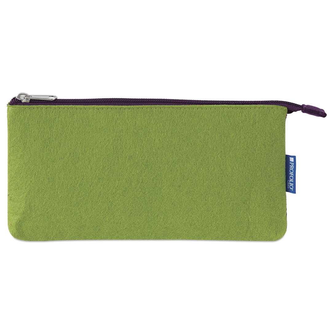 Open in modal - Itoya Profolio Midtown Pouch - Green/Purple, 5" x 9"