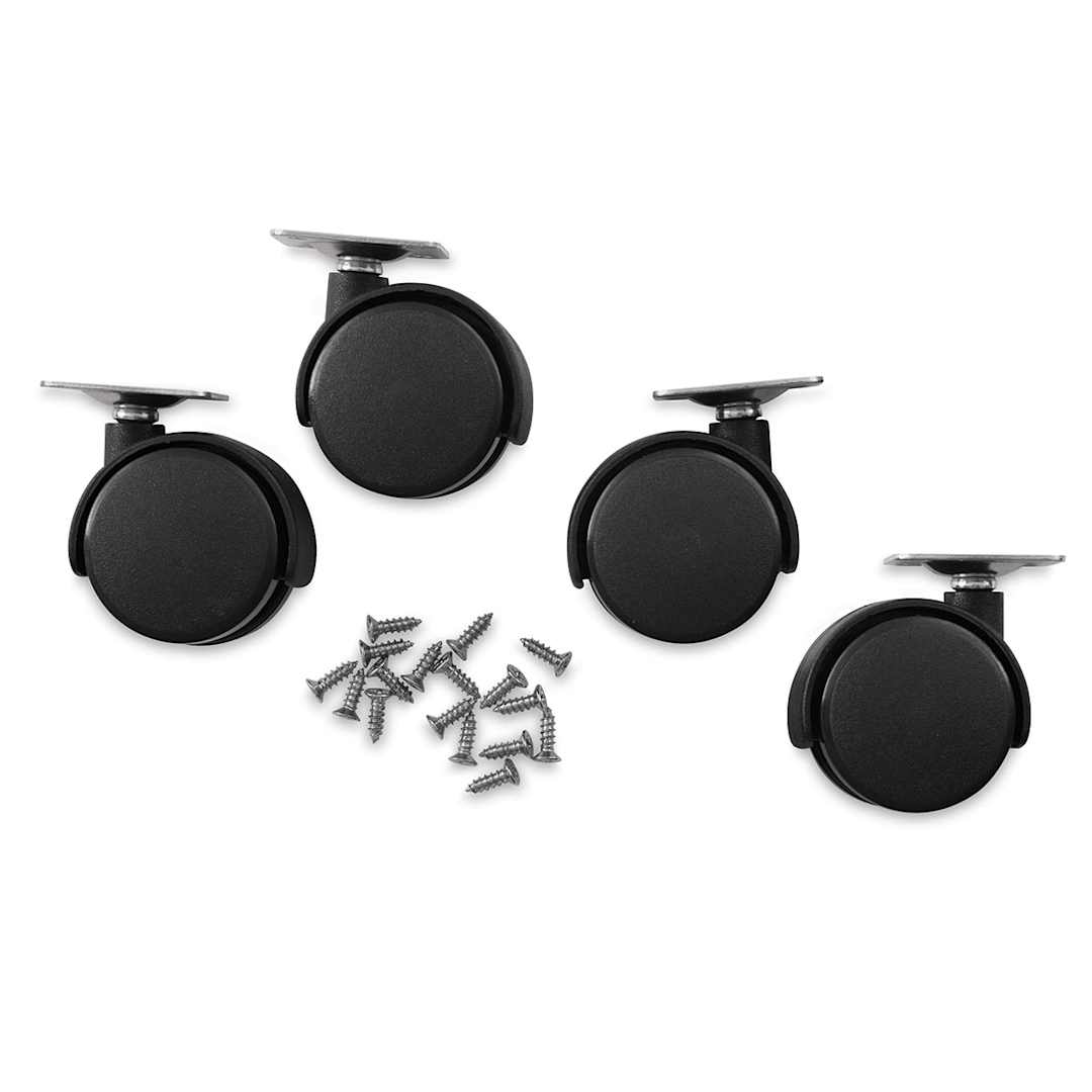 Open in modal - ArtBin Super Satchel - Set of 4 Cube Casters shown with hardware