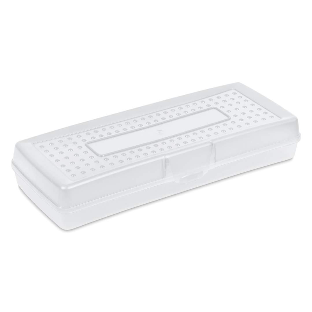Open in modal - Storex Stretched Pencil Box - Clear