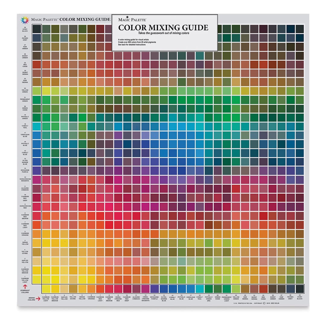 Open in modal - Color Selector and Mixing Guide, Studio Size - front of package