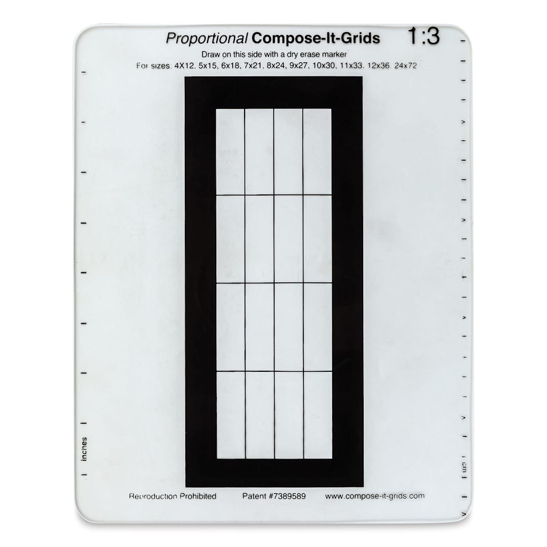 Open in modal - Compose It Grid - 8" x 10", Single Grid, 1:3