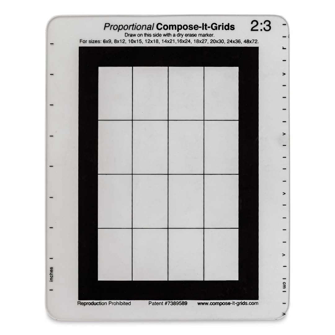 Open in modal - Compose It Grid - 8" x 10", Single Grid, 2:3