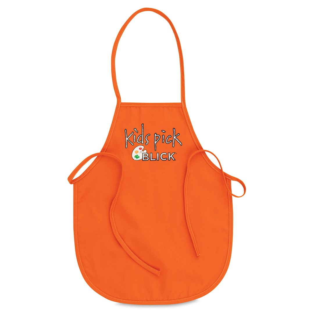 Open in modal - Blick Kid's Apron - Tangerine, Small