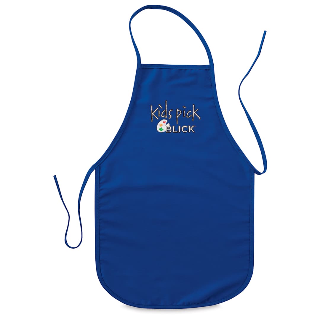 Open in modal - Blick Kid's Apron - Royal, Large