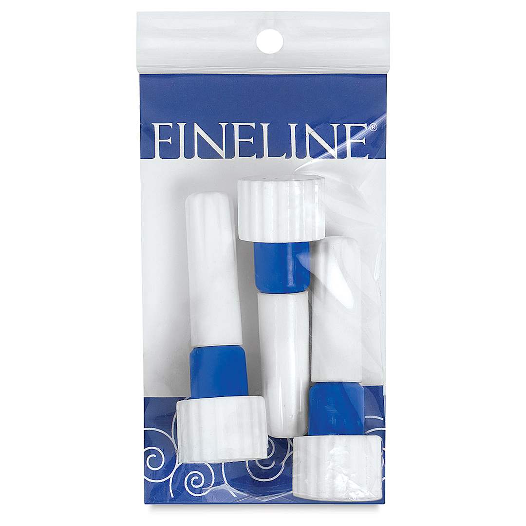 Open in modal - Replacement Precision Applicators - Front view of package of 3 Applicators