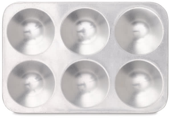 Open in modal - Richeson Aluminum Palette - Top view of Rectangular Palette