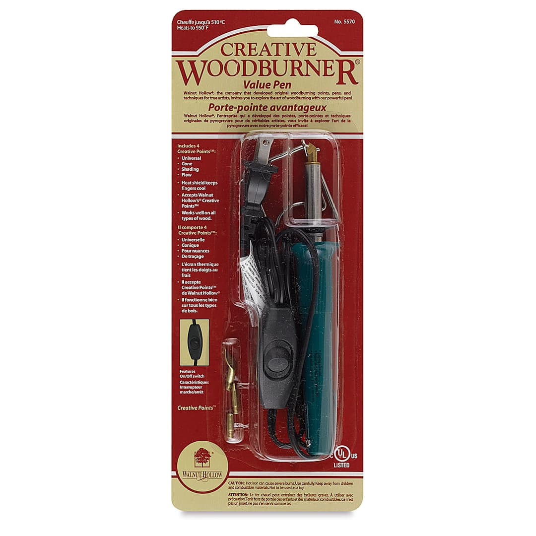 Open in modal - Walnut Hollow Creative Woodburner Value Pen - Front of package shown