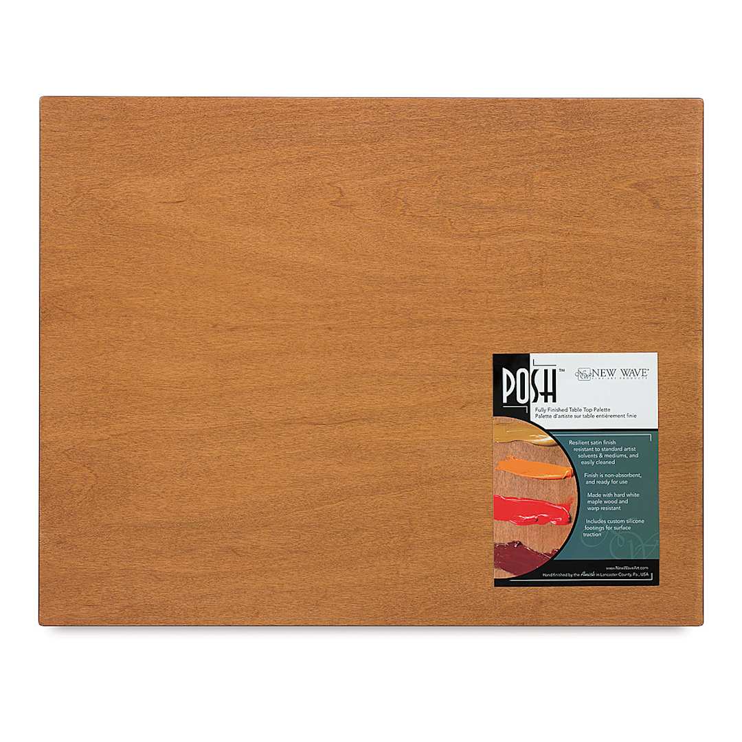 Open in modal - New Wave Posh Tabletop Palette - Natural, 15-3/5'' x 19-3/5''