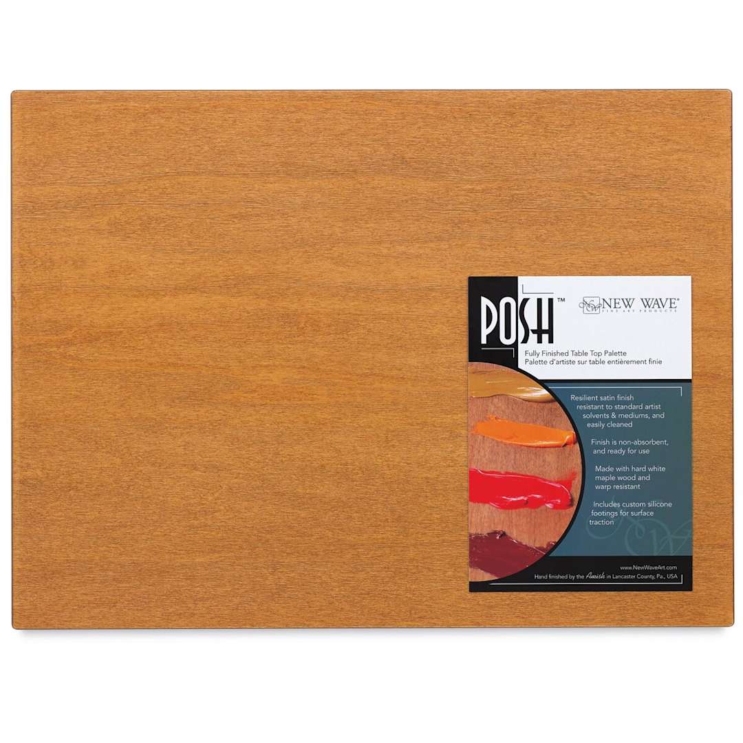 Open in modal - New Wave Posh Tabletop Palette - Natural, 11-3/4'' x 15-3/4''