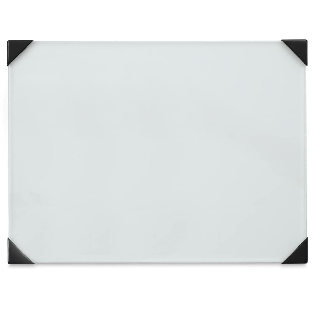 Open in modal - Posh Glass Tabletop Palette, Clear - 9" x 12"