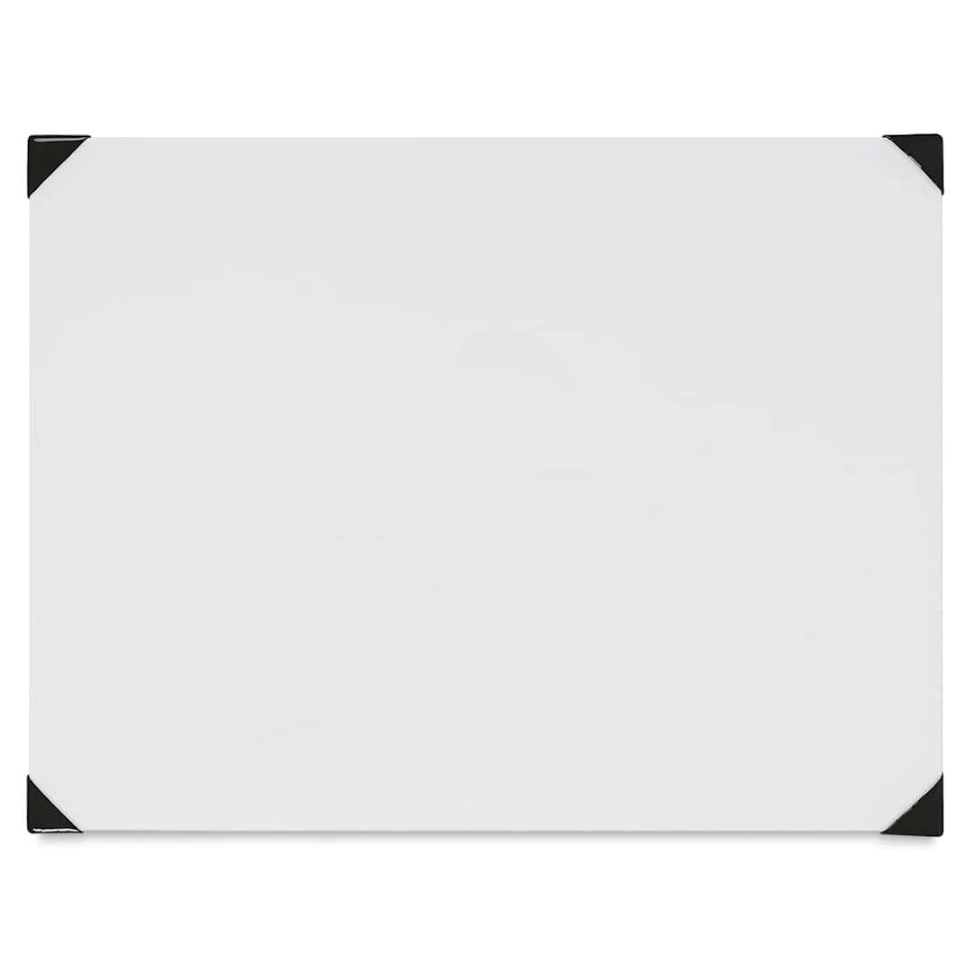Open in modal - New Wave Posh Glass Tabletop Palette - 9'' x 12'', White