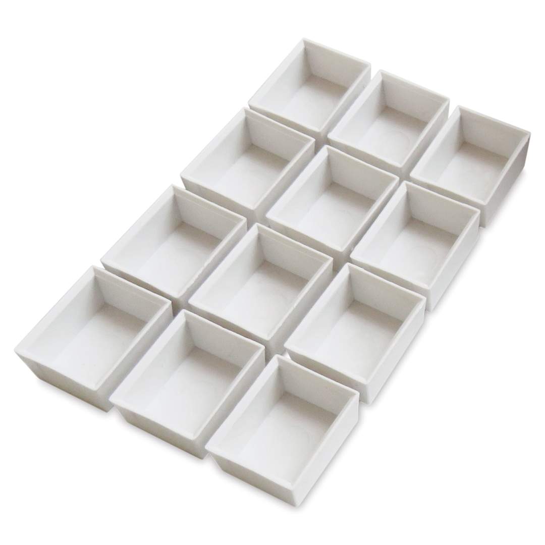 Open in modal - Portable Painter Watercolor Palette Pans - Half Pans, Set of 12