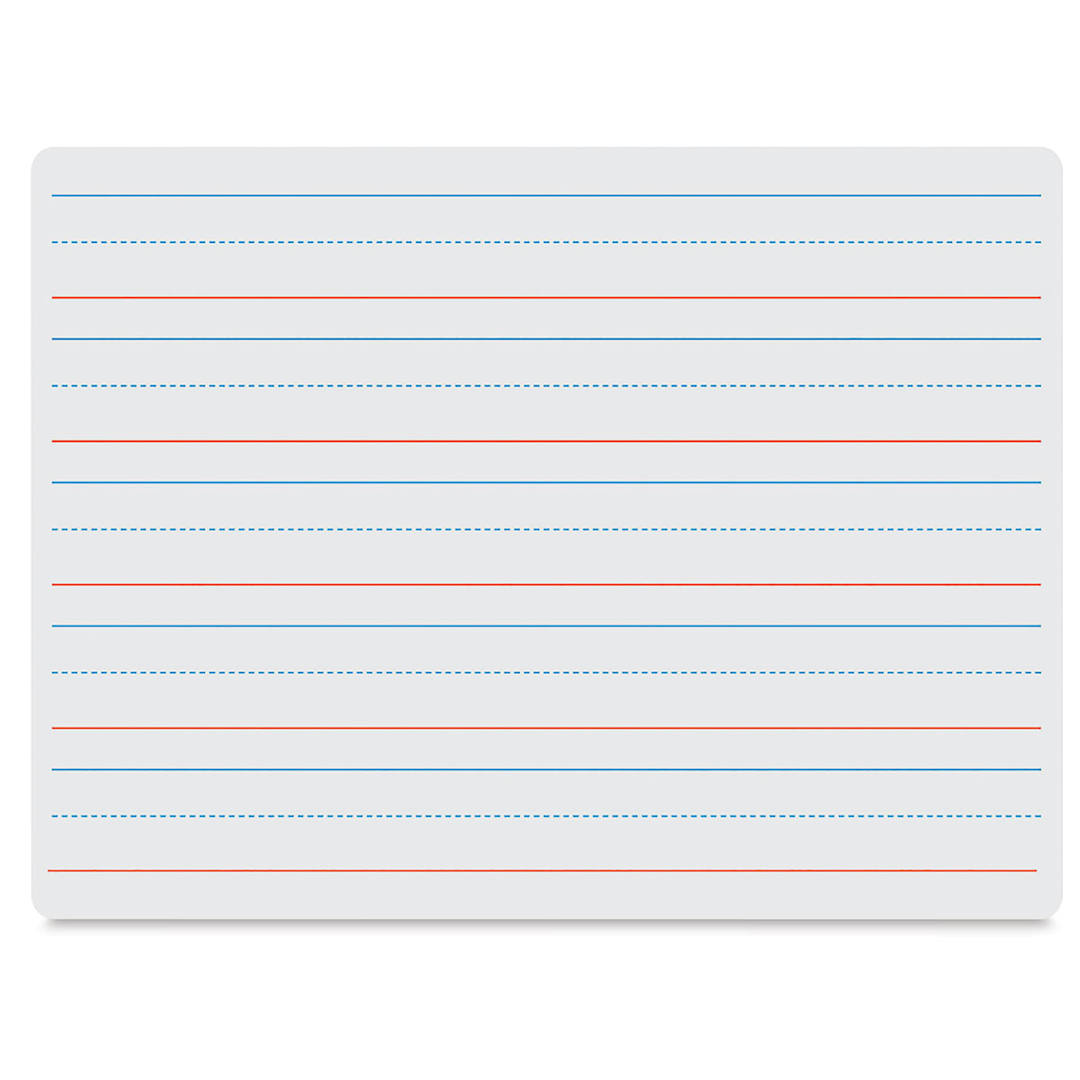 Open in modal - Flipside Two-Sided Lined Dry Erase Boards - Top view of lined side of Board
