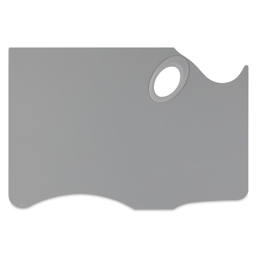 Open in modal - New Wave Easy View Grey Acrylic Palette - Handheld, 11" x 16"