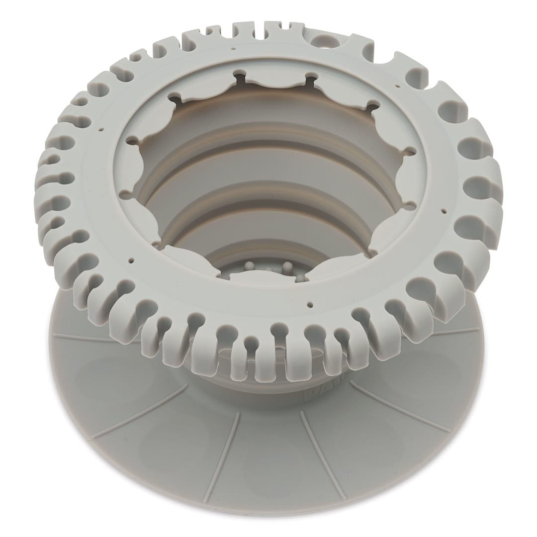 Open in modal - Paint Puck CollapsiBowl Portable Brush Cleaner - Neutral Gray, extended