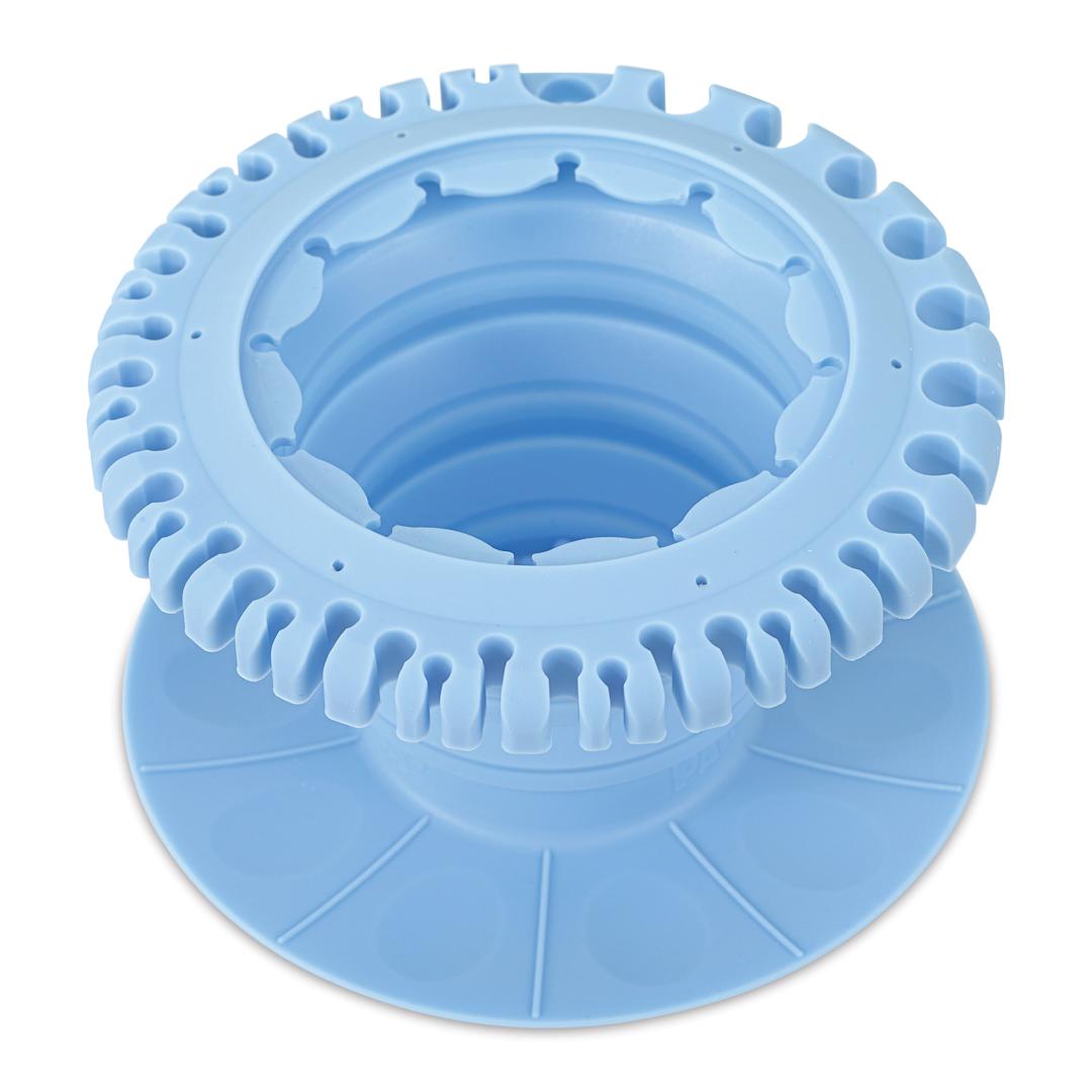 Open in modal - Paint Puck CollapsiBowl Portable Brush Cleaner - Blue, extended