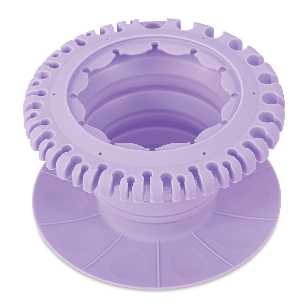 Open in modal - Paint Puck CollapsiBowl Portable Brush Cleaner - Lavender, extended