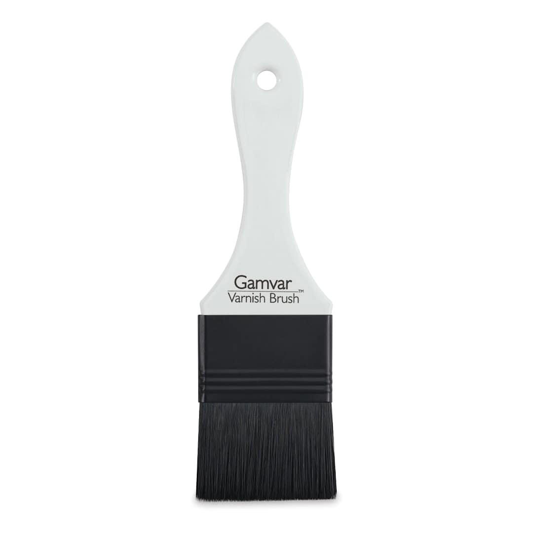 Open in modal - Gamblin Gamvar Synthetic Varnish Brush - 50 mm