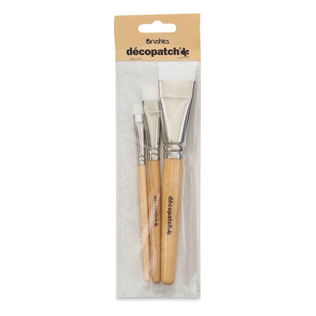 Open in modal - Décopatch Nylon Brush Set - Front of package
