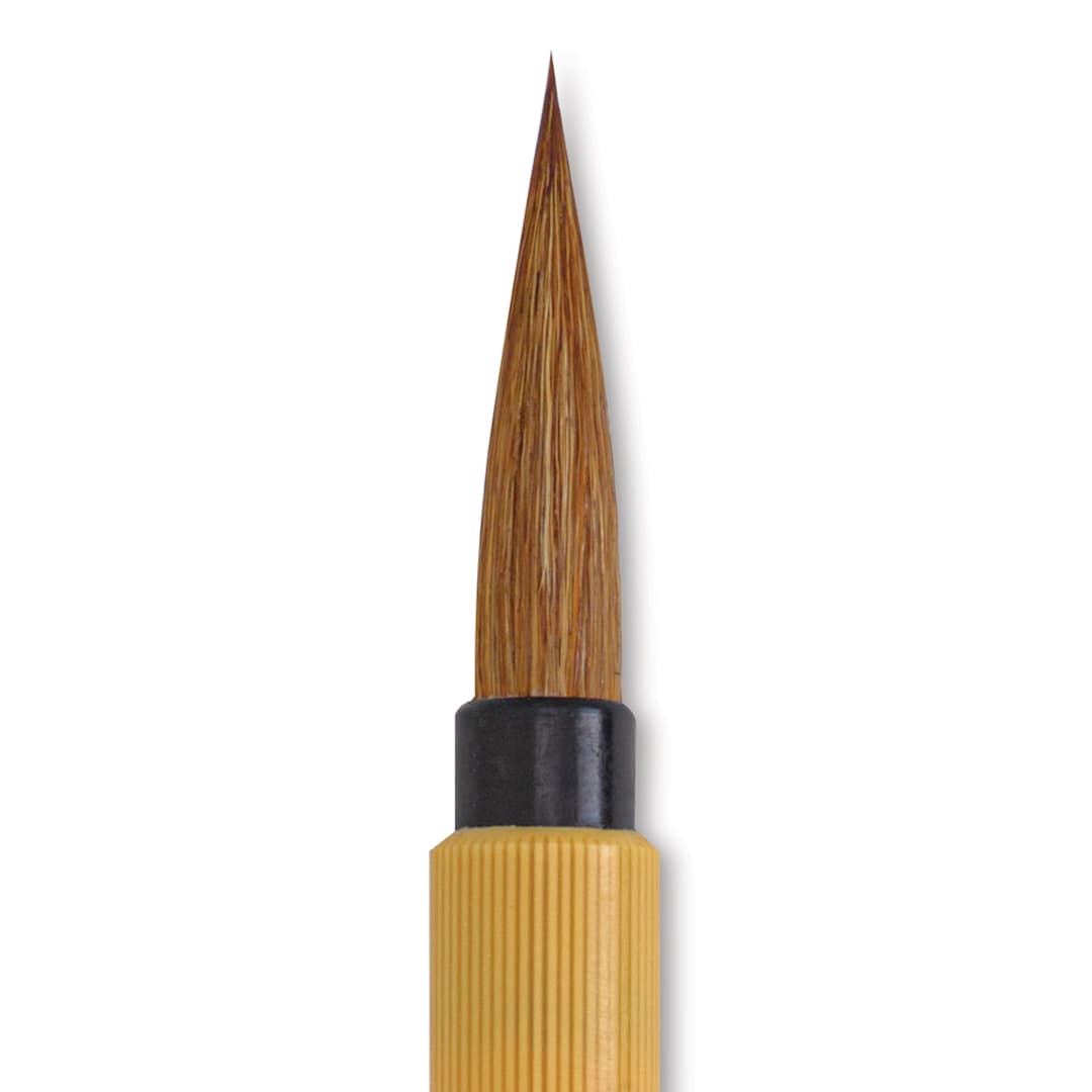 Open in modal - Blick Sumi Brush - Size 4, close-up of the hairs