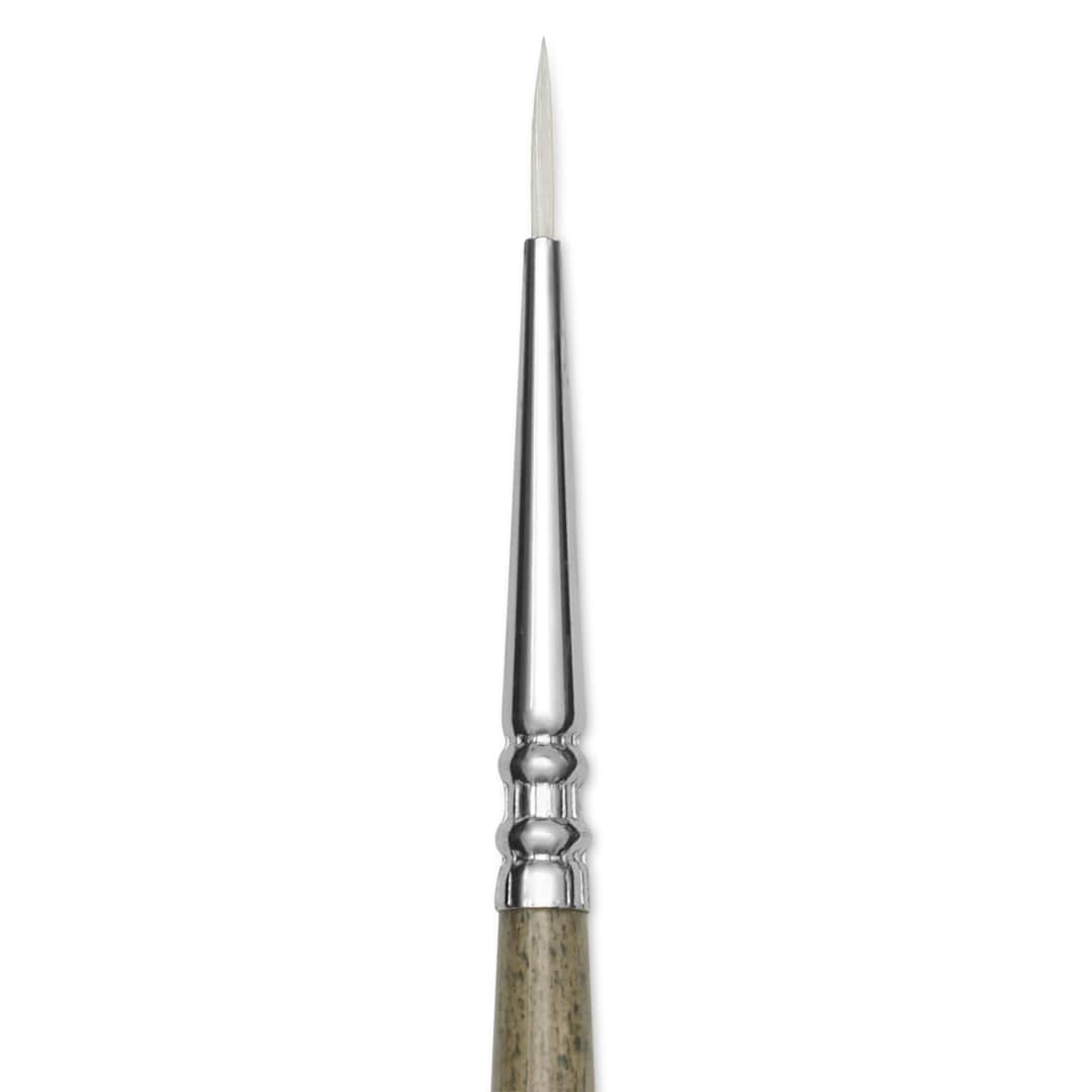 Open in modal - Escoda Signature Ali Cavanaugh Perla Synthetic Brush - Round Pointed, Size 0, close-up