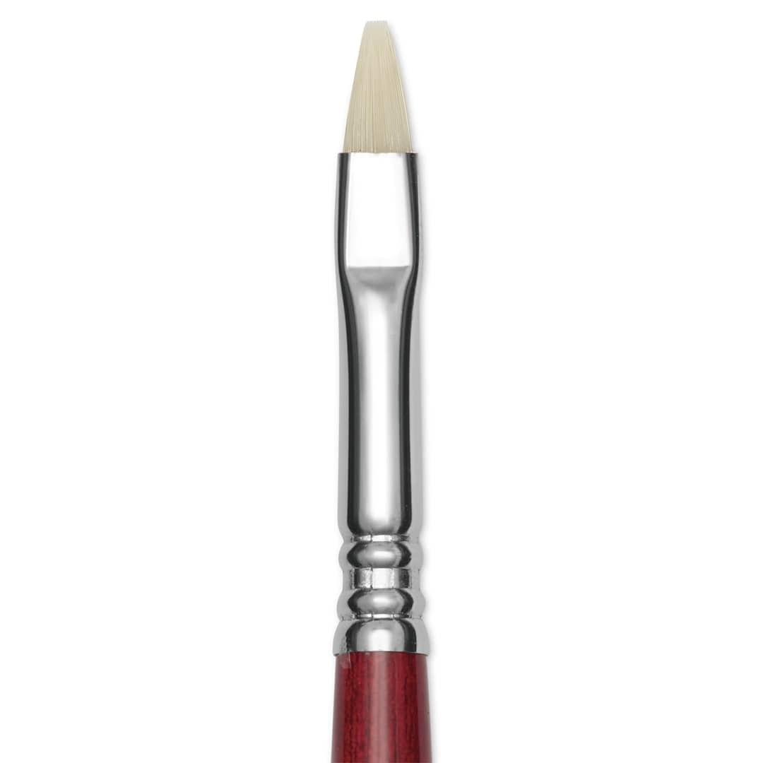 Open in modal - Escoda Signature Ali Cavanaugh Marfil Synthetic Brush - Bright, Size 6, close-up