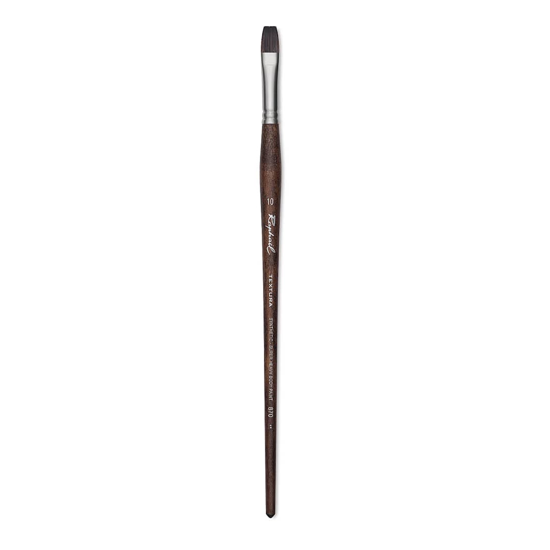 Open in modal - Raphaël Textura Brush - Flat, Size 10, Long Handle