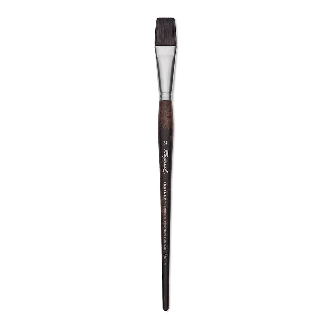 Open in modal - Raphaël Textura Brush - Flat, Size 24, Long Handle