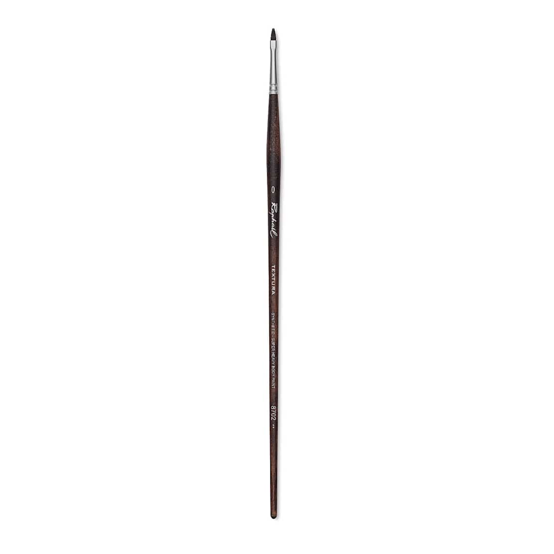 Open in modal - Raphaël Textura Brush - Filbert, Size 0, Long Handle