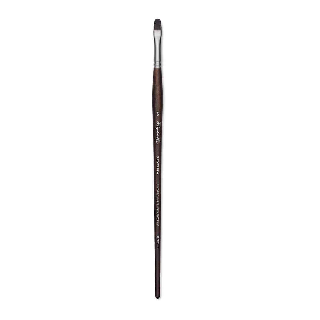 Open in modal - Raphaël Textura Brush - Filbert, Size 6, Long Handle