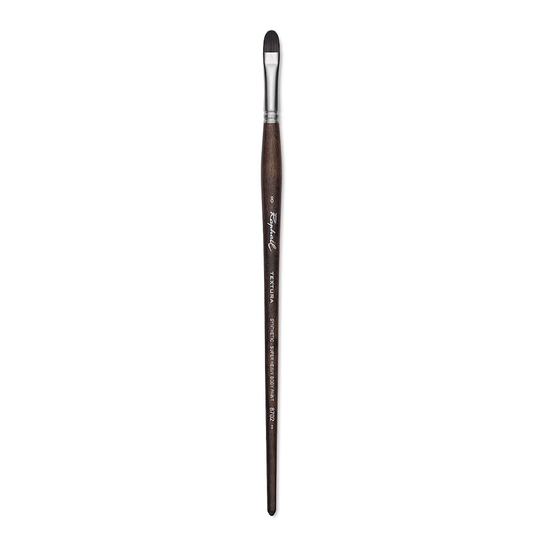 Open in modal - Raphaël Textura Brush - Filbert, Size 8, Long Handle