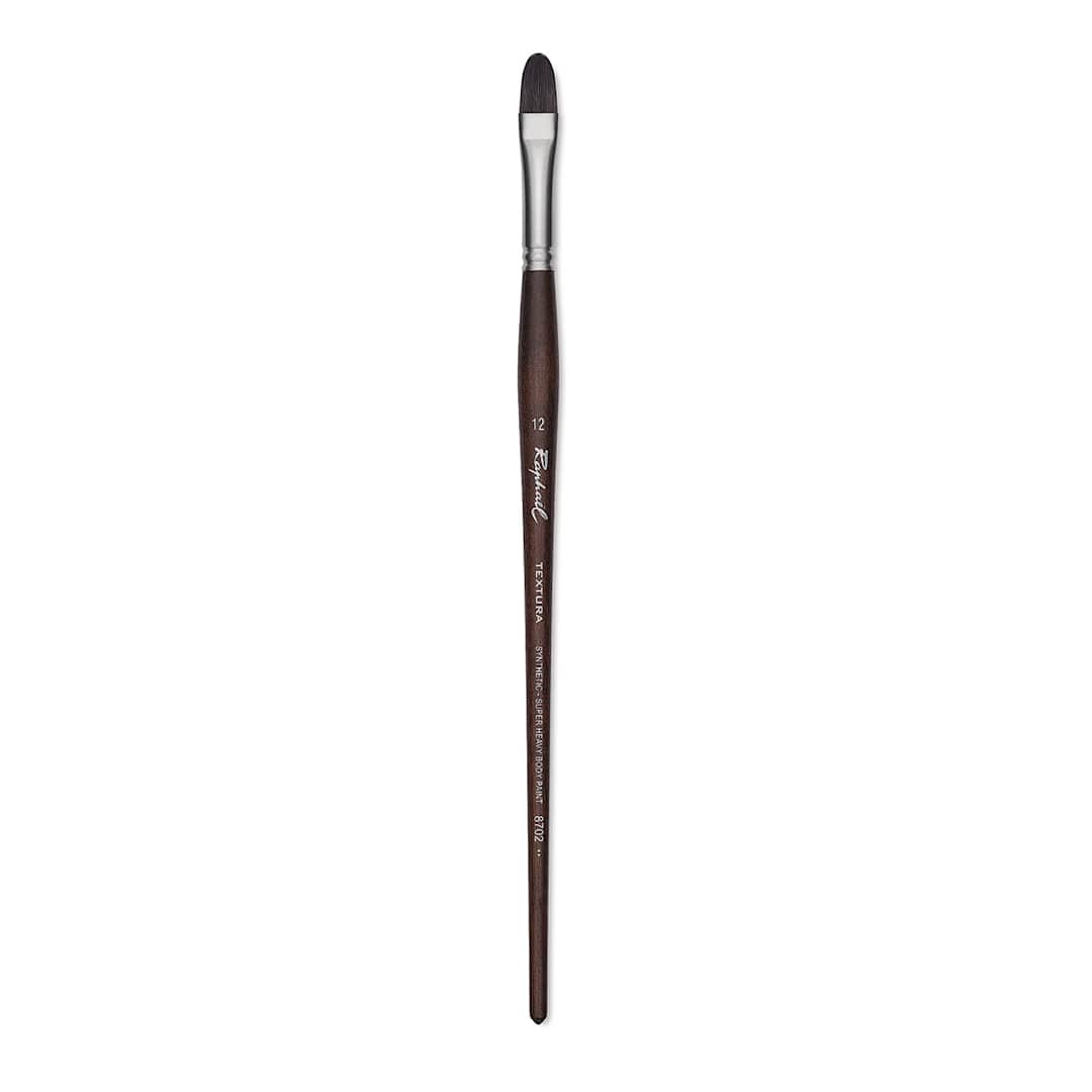 Open in modal - Raphaël Textura Brush - Filbert, Size 12, Long Handle