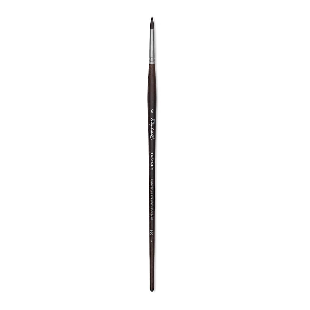 Open in modal - Raphaël Textura Brush - Round, Size 6, Long Handle